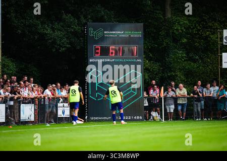 Loon op Zand - durante un'amichevole in preparazione della stagione 2025/2026. La partita è ambientata tra Willem II e Sparta Rotterdam allo Sportpark de Klokkenberg il 26 luglio 2025 a Loon op Zand, nei Paesi Bassi. (VK Sportphoto/Yannick Verhoeven) Foto Stock