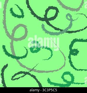 Abstract verde sullo sfondo senza giunture Illustrazione Vettoriale