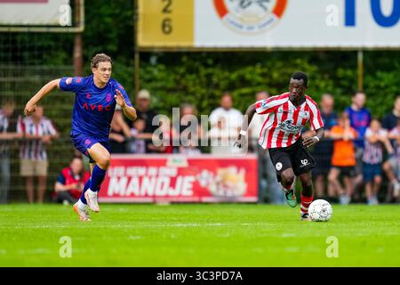 Loon op Zand - durante un'amichevole in preparazione della stagione 2025/2026. La partita è ambientata tra Willem II e Sparta Rotterdam allo Sportpark de Klokkenberg il 26 luglio 2025 a Loon op Zand, nei Paesi Bassi. (VK Sportphoto/Yannick Verhoeven) Foto Stock