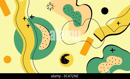 Sfondo motivi lineari disegno astratto Foto Stock