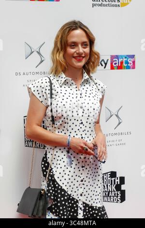 1° luglio 2018 - Londra, Regno Unito di Gran Bretagna e Irlanda del Nord - Anna Madeley arriva ai South Bank Sky Arts Awards 2018 al Savoy Hotel il 1° luglio 2018 a Londra, Inghilterra (immagine di credito: © Famous/Ace Pictures via ZUMA Press) Foto Stock