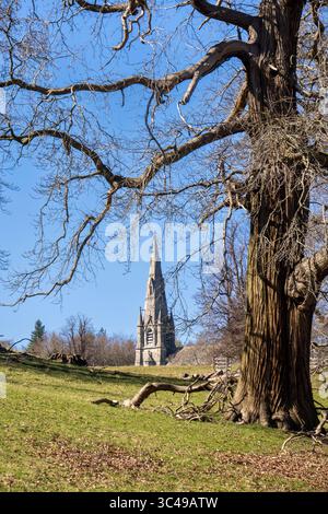 St Mary's Church, Studley Royal, Ripon, North Yorkshire Foto Stock