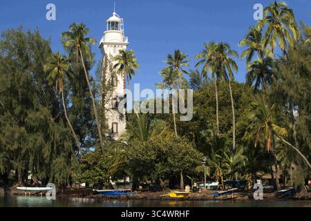 March 18, 2015 - French Polynesia, France - Venus Point Lighthouse (aka Pointe Venus), island of Tahiti, French Polynesia, Tahiti Nui, Society Islands, French Polynesia, South Pacific. (Credit Image: © Sergi Reboredo/ZUMA Wire) Stock Photo