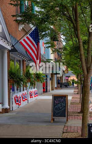Kingsport 4, USA - 15 luglio 2023: Fun Fest è stata fondata nel 1981 con il tema "unità comunitaria" per i cittadini della zona. Foto Stock