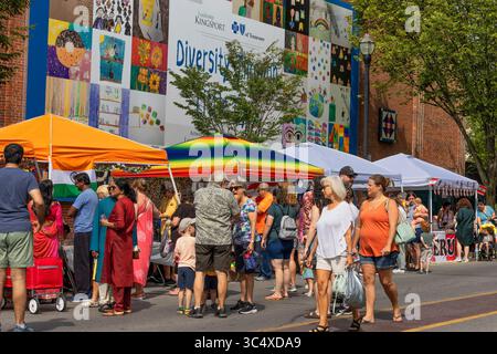 Kingsport 4, USA - 15 luglio 2023: Fun Fest è stata fondata nel 1981 con il tema "unità comunitaria" per i cittadini della zona. Foto Stock