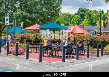 Kingsport 4, USA - 15 luglio 2023: Fun Fest è stata fondata nel 1981 con il tema "unità comunitaria" per i cittadini della zona. Foto Stock