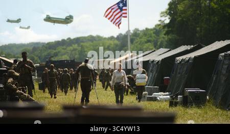 Civil War (2024) Kirsten Dunst *Filmstill - solo per uso editoriale* Vedi istruzioni speciali. CAP/UFS © a24 tramite Capital Pictures Foto Stock