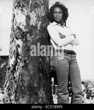 5 giugno 2019, Stati Uniti: Lola Falana, sul set del film, ''The Klansman'', Paramount Pictures, 1974 (immagine di credito: © JT Vintage/Glasshouse via ZUMA Wire) Foto Stock
