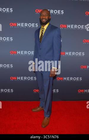 8 dicembre 2019, New York, Stati Uniti: Nathan Bain partecipa al 13° Annual CNN Heroes all'American Museum of Natural History. (Immagine di credito: © Ron Adar/SOPA Images via ZUMA Wire) Foto Stock