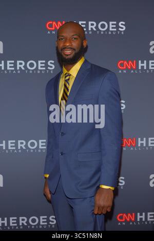 8 dicembre 2019, New York, Stati Uniti: Nathan Bain partecipa al 13° Annual CNN Heroes all'American Museum of Natural History. (Immagine di credito: © Ron Adar/SOPA Images via ZUMA Wire) Foto Stock