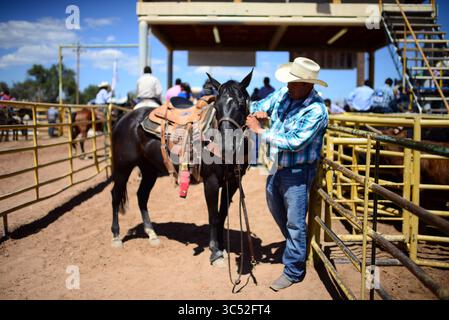 10 settembre 2016, Window Rock, Arizona, Stati Uniti: Navajo Nation Fair, un evento di fama mondiale che mostra l'agricoltura, le belle arti e l'artigianato Navajo, con la promozione e la conservazione del patrimonio Navajo fornendo intrattenimento culturale. Window Rock, Arizona. (Immagine di credito: © Nano Calvo/VW Pics tramite filo ZUMA) Foto Stock