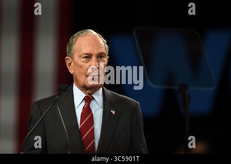 15 gennaio 2020, New York, NY, Stati Uniti: 15 gennaio, 2020 New York City..Mike Bloomberg parla dell'evento di avvio del movimento "Women for Mike" durante la campagna elettorale presidenziale degli Stati Uniti allo Sheraton Hotel il 15 gennaio 2020 a New York City. (Immagine di credito: © Kristin Callahan/Ace Pictures via ZUMA Press) Foto Stock