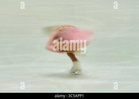 24 gennaio 2020: Linnea Ceder della Finlandia in azione durante il programma Ladies Short ai Campionati europei di pattinaggio di figura ISU a Steiermarkhalle, Graz, Austria (Credit Image: &Copy; Ulrik Pedersen/CSM via ZUMA Wire) Foto Stock