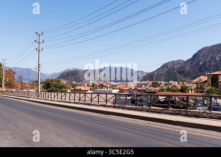 Una vista del quartiere icmeler a Marmaris, Mugla il 25 settembre 2022 Foto Stock