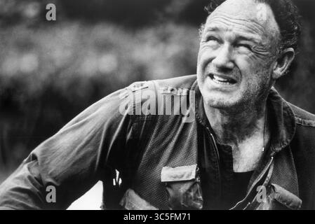 Il tenente colonnello Hambleton (GENE HACKMAN) viene abbattuto dietro le linee nemiche durante i giorni di declino della guerra del Vietnam. La sua unica connessione con il mondo esterno è attraverso la trasmissione radio con il capitano Bartholomew "Bird-Dog" Clark (Danny Glover), un pilota che lo aiuta a elaborare un piano di fuga e a mantenere la sua salute mentale. Senza abilità di sopravvivenza e senza familiarità con il terreno duro in Vietnam, Hambleton è costretto a combattere per la sua vita mentre assiste agli orrori scioccanti della guerra. Direttore: Peter Markle (immagine di credito: © JT Vintage via ZUMA Press Wire) Foto Stock