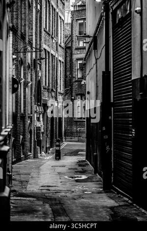 Vicolo nel centro di Londra, Inghilterra, Regno Unito Foto Stock