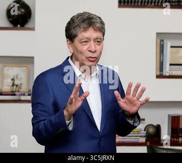 23 febbraio 2020: Bogota, Colombia febrero 20 de 2020.Bruce Mac Master, presidente de la Andi..Entrevista de Yamid credito: CEET Fotografo: HECTOR FABIO ZAMORA (immagine di credito: © El Tiempo/GDA via ZUMA Wire) Foto Stock