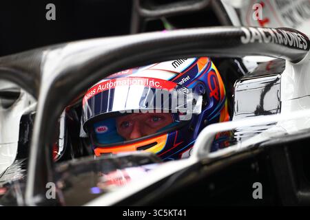 21 febbraio 2020, Barcellona, Spagna: #08 Romain Grosjean, Haas F1 Team. Campionato del mondo di Formula 1 2020, . (Immagine di credito: © Federico Basile/ZUMA Wire/ZUMAPRESS.com) Foto Stock