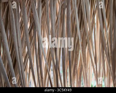 Tessuto in fibra naturale. Foto Stock