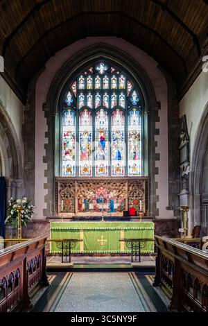 St Mary the Virgin Church, The Green, Westerham, Kent Foto Stock