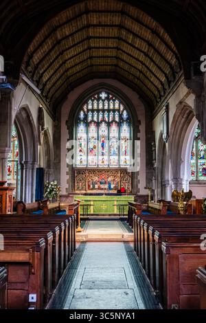 St Mary the Virgin Church, The Green, Westerham, Kent Foto Stock