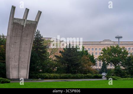 27 settembre 2010, Berlino, Brandeburgo, Germania: Il Memoriale degli ascensori di Berlino al Tempelhof Flughafen, Berlino, Germania (immagine di credito: © Sergi ReboredoZUMA Wire) Foto Stock