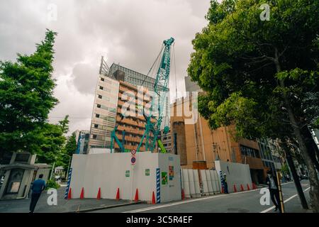 Tokyo, giappone - 3 maggio 2025 ricostruzione Nakagin Capsule Tower. Foto di alta qualità Foto Stock
