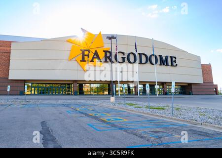 Fargo, North Dakota, USA - 1° luglio 2025: L'iconico stadio Fargodome di Fargo Foto Stock