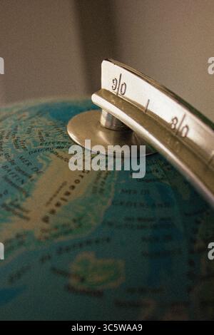Foto d'epoca della cima di un globo Foto Stock
