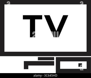 Illustrazione del dispositivo di streaming di alta qualità dell'icona vettoriale di IPTV e TV Box. Illustrazione Vettoriale