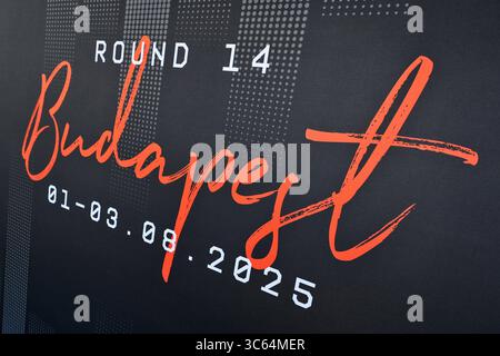 Budapest, Ungheria. 31 luglio 2025. Circuito Atmosphere - Budapest GP details. 31.07.2025. Campionato del mondo di formula 1, Rd 14, Gran Premio d'Ungheria, Budapest, Ungheria, giornata di preparazione. Crediti: James Moy/Alamy Live News Foto Stock