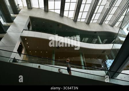 Kgl. DET Bibliotek, la Biblioteca reale il diamante nero copenaghen danimarca Foto Stock