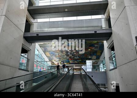 Kgl. DET Bibliotek, la Biblioteca reale il diamante nero copenaghen danimarca Foto Stock