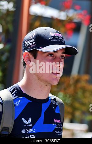 Budapest, Ungheria. 31 luglio 2025. Franco Colapinto (ARG) squadra di F1 alpina. 31.07.2025. Campionato del mondo di formula 1, Rd 14, Gran Premio d'Ungheria, Budapest, Ungheria, giornata di preparazione. Crediti: James Moy/Alamy Live News Foto Stock