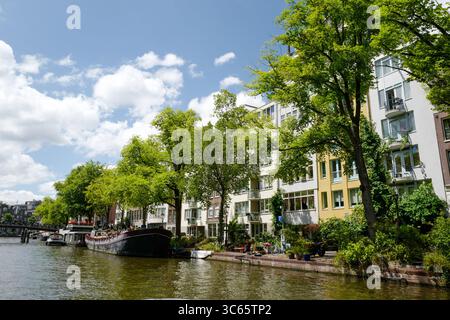 Amsterdam Olanda canali Musei Arte architettura Foto Stock