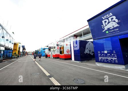 Budapest, Ungheria. 31 luglio 2025. Atmosfera da paddock. 31.07.2025. Campionato del mondo di formula 1, Rd 14, Gran Premio d'Ungheria, Budapest, Ungheria, giornata di preparazione. Il credito fotografico dovrebbe essere: XPB/Alamy Live News. Foto Stock