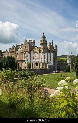 Abbotsford House and Gardens, Melrose, Scottish Borders, Scozia, Regno Unito Foto Stock