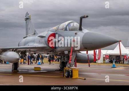 Hellenic Air Force Dassault Mirage 2000-5BG '555', Royal International Air Tattoo, RAF Fairford, Gloucestershire, Inghilterra, Regno Unito Foto Stock