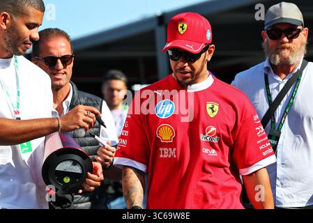 Budapest, Ungheria. 31 luglio 2025. Lewis Hamilton (GBR) Ferrari. 31.07.2025. Campionato del mondo di formula 1, Rd 14, Gran Premio d'Ungheria, Budapest, Ungheria, giornata di preparazione. Il credito fotografico dovrebbe essere: XPB/Alamy Live News. Foto Stock