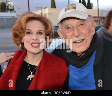 24 marzo 2018, Beverly Hills, California, USA: Kat Kramer e Bill Macy partecipano alla proiezione del 41° anniversario del Late Show all'Ahrya Laemmle fine Art Theater il 24 maggio 2018 a Beverly Hills. (Immagine di credito: © Billy Bennight/ZUMA Wire) Foto Stock