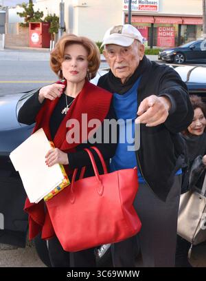 24 marzo 2018, Beverly Hills, California, USA: Kat Kramer e Bill Macy partecipano alla proiezione del 41° anniversario del Late Show all'Ahrya Laemmle fine Art Theater il 24 maggio 2018 a Beverly Hills. (Immagine di credito: © Billy Bennight/ZUMA Wire) Foto Stock