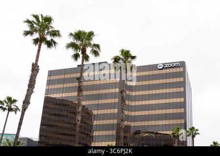 Sede centrale della Zoom a San Jose, California, Stati Uniti Foto Stock