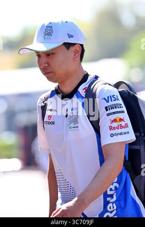 Budapest, Ungheria. 1 agosto 2025. Autista di riserva Ayumu Iwasa (JPN) Racing Bulls. 01.08.2025. Campionato del mondo di formula 1, Rd 14, Gran Premio d'Ungheria, Budapest, Ungheria, giornata di pratica. Il credito fotografico dovrebbe essere: XPB/Alamy Live News. Foto Stock