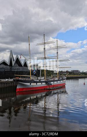 Tall Ship Glenlee e Riverside Museum Glasgow, Scozia, luglio 20255 Foto Stock