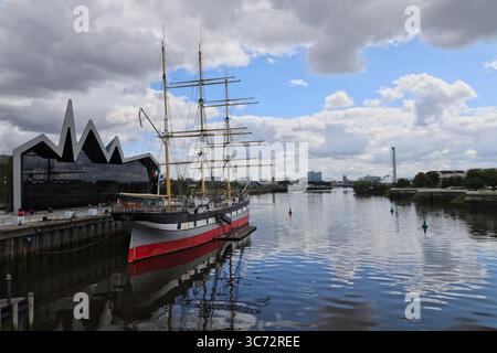 Tall Ship Glenlee e Riverside Museum Glasgow, Scozia, luglio 20255 Foto Stock