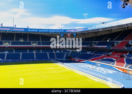 Parc des Princes, stadio di calcio del PSG, Parigi, Francia Foto Stock