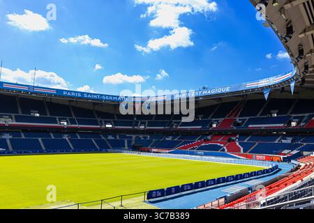 Parc des Princes, stadio di calcio del PSG, Parigi, Francia Foto Stock