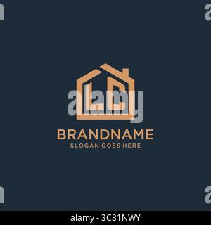 Logo LC con lettera iniziale e grafica vettoriale con icone dal design minimalista Illustrazione Vettoriale