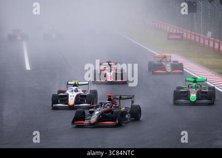 Mogyorod, Ungheria. 3 agosto 2025. 08 TAPONEN Tuukka (fin), ART Grand Prix, Dallara F3 2025, azione durante il 9° round del campionato FIA di Formula 3 2025 dall'1 al 3 agosto 2025 sull'Hungaroring, a Mogyorod, Ungheria - foto DPPI Credit: DPPI Media/Alamy Live News Foto Stock