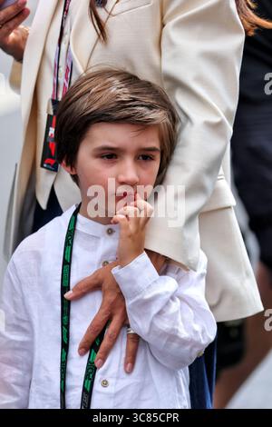 Budapest, Ungheria. 3 agosto 2025. ACE Ecclestone. 03.08.2025. Campionato del mondo di formula 1, Rd 14, Gran Premio d'Ungheria, Budapest, Ungheria, giorno della gara. Crediti: James Moy/Alamy Live News Foto Stock